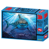 Пазл 3D 500 Большая белая акула - 0