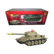 Радиоуправляемый танк Т-34 со световыми и звуковыми эффектами - 0