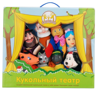 Кукольный театр БУРАТИНО - 8 персонажей
