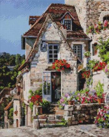 Картина мозаичная на подрамнике Франция. Ракамадур 40*50 см