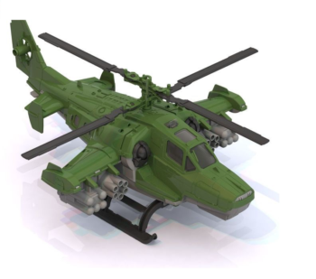 Вертолет Военный, 40 см