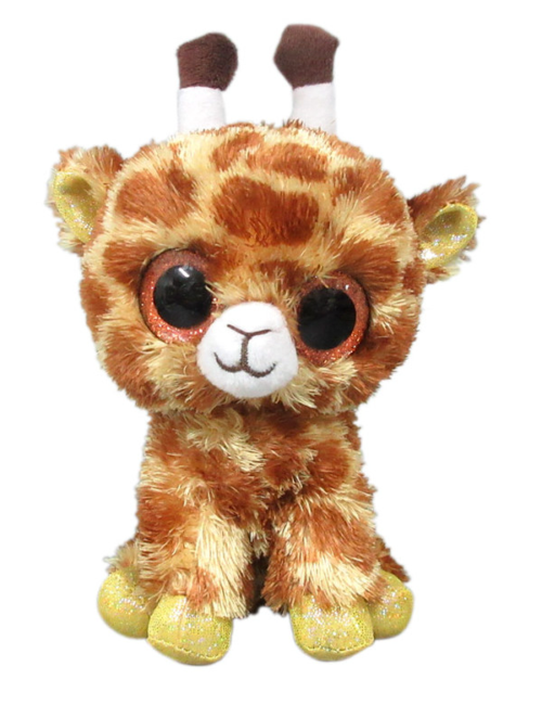 Жираф коричневый,15 см игрушка мягкая - 0