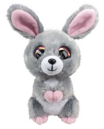 Кролик Pupu, серый, 15 см.