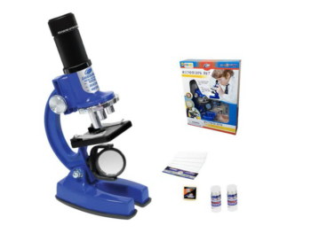 Набор для опытов с микроскопом, 23 предмета в наборе