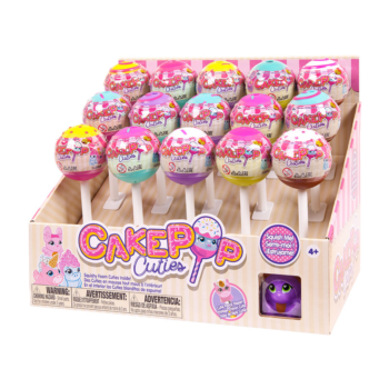 Игрушка в индивидуальной капсуле Cake Pop Cuties, 1 серия, 6 видов в ассортименте, цена за штуку.