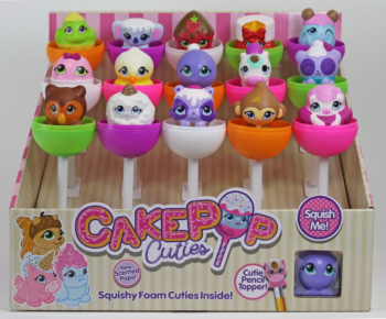 Игрушка в индивидуальной капсуле Cake Pop Cuties, 2серия, 15 шт. в дисплее, 16 видов в ассортименте, цена за штуку. Отпускается только дисплеями!