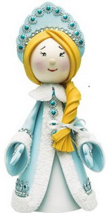 Набор для творчества - Создай куклу "Снегурочка"