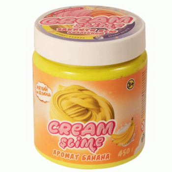 Cream-Slime с ароматом банана, 450 г.