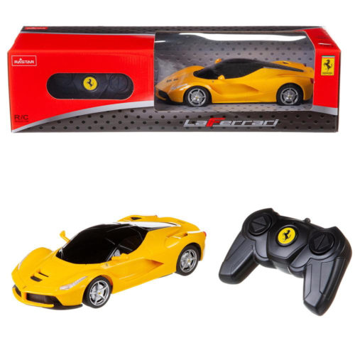 Машина р/у 1:24 Ferrari LaFerrari, цвет желтый - 0