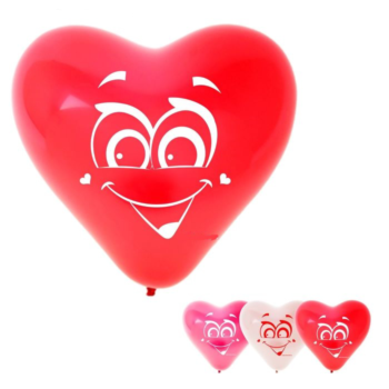 Набор воздушных шаров сердце - С любовью