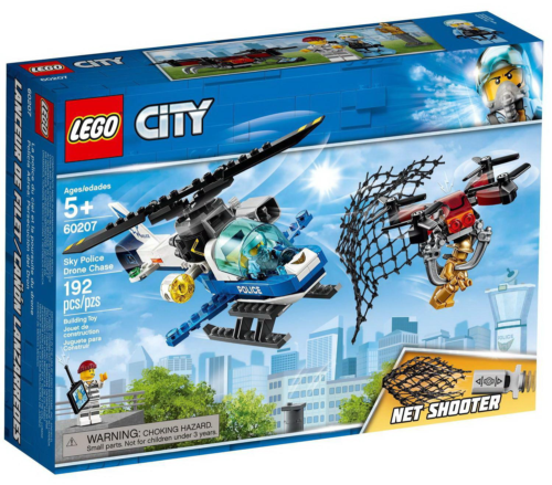 Конструктор LEGO CITY Police Воздушная полиция: погоня дронов - 0