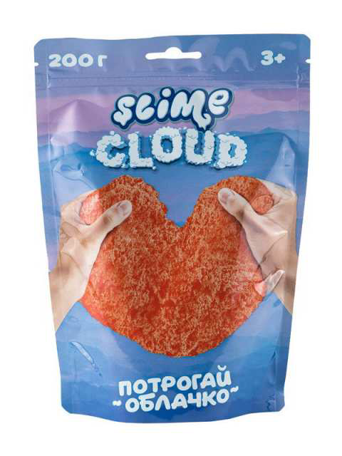 Слайм Cloud-slime Рассветные облака с ароматом персика, 200 г - 0