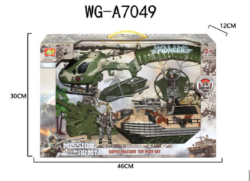 Набор военной техники с фигуркой и аксессуарами, HW-M3112