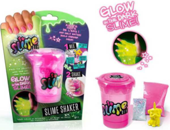 Набор для изготовления слайма SO SLIME DIY серии "Slime Shaker". Cлайм светится в темноте! 4 цвета в ассортменте