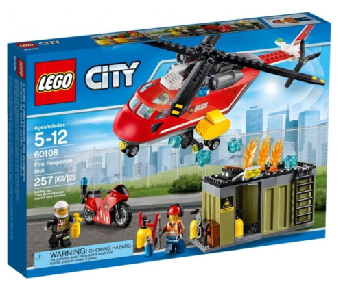 Конструктор LEGO CITY «Пожарная команда быстрого реагирования», 257 элементов - 0