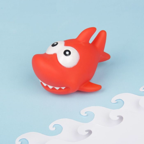 Игрушка-пищалка для ванны «Акула» - 0