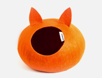 Домик слипер с ушками WoolPetHouse - оранжевый