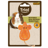 Игрушка NATURAL для мелких животных из люфы - Мышка - 1