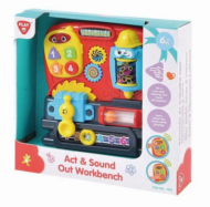 Развивающая игрушка PlayGo "Мастерская", со светом и звуком, пластик, 13x14 см - 3