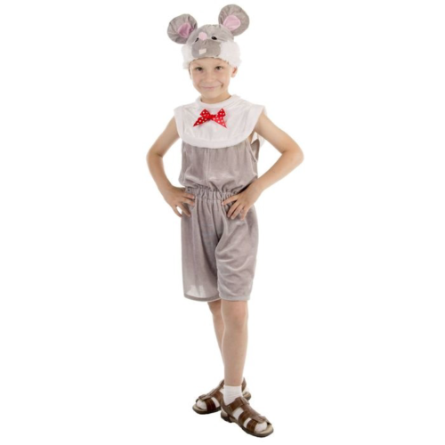 Карнавальный костюм "Мышка", плюш - 0