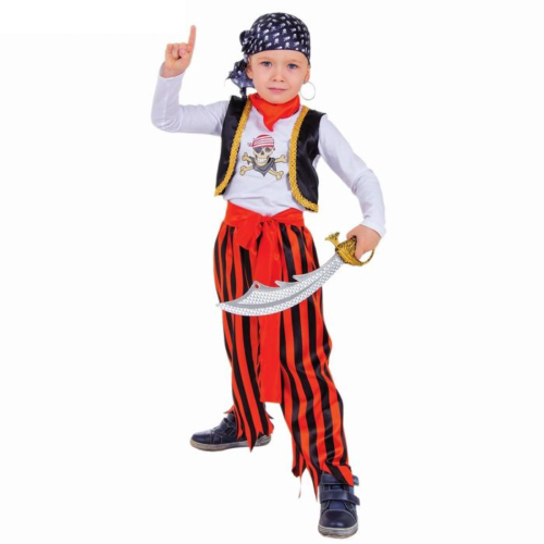 Карнавальный костюм "Пират", 7 предметов - 0