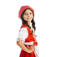 Карнавальный костюм "Красная шапочка", рост 122 см - 1