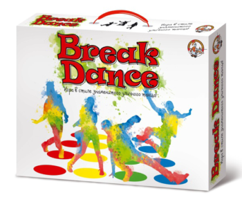 Подвижная игра для детей и взрослых "Break Dance" (Твистер)