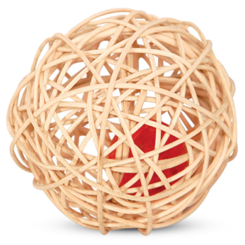 Игрушка NATURAL для кошек из ротанга - Мяч плетеный