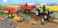 Конструктор LEGO-CITY Свиноферма и трактор - 0