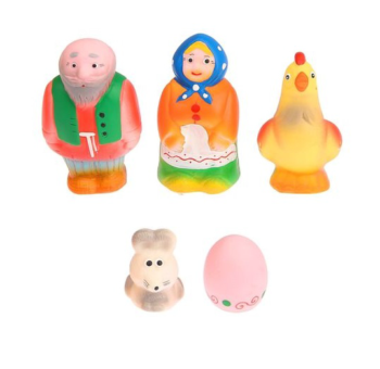 Набор резиновых игрушек «Курочка Ряба»