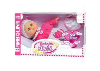 Кукла-пупс, интерактивная Bebe, тм Dimian, 34 см
