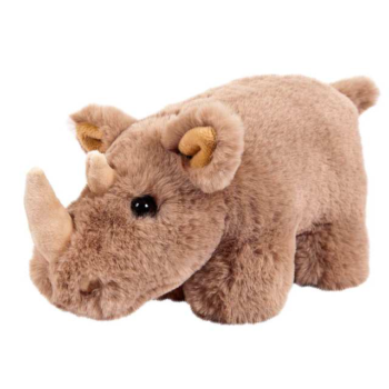 В дикой природе. Носорог коричневый, 18 см. игрушка мягкая