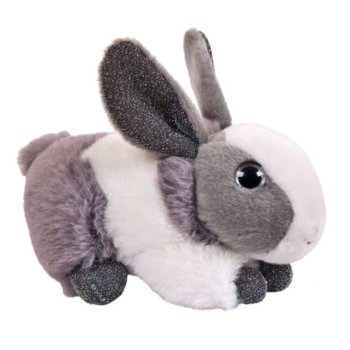 Кролик серый, 15 см игрушка мягкая