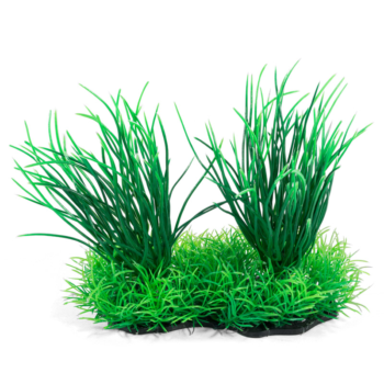 Растение аквариумное - Куст трава зеленая (14,5см х 6см х 14см)