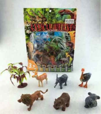 Фигурки диких животных, в ассортименте, 7 предметов в наборе,19x25x4см