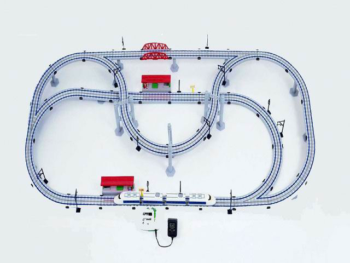 Железная дорога Bullet Train длиной 6,8 м (220V)