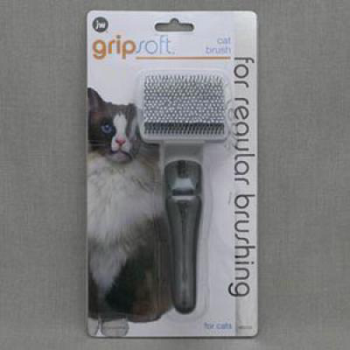 Щетка массажная с облитыми кончиками - пластик Grip Soft Cat Brush