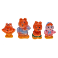 Набор резиновых игрушек «Три медведя» - 0