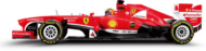 Машина р/у 1:18 Ferrari F1 35х16,5х14,5 см, цвет красный 27MHZ - 0