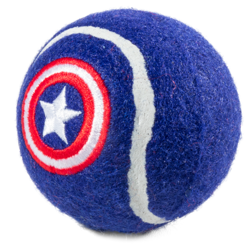 Игрушка для собак Marvel Капитан Америка - Мяч теннисный - 3