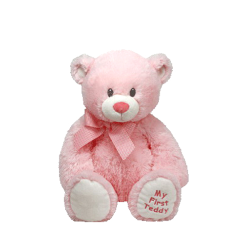 Мягкая игрушка Медвежонок My First Teddy (розовый) Classic, 20 см - 0