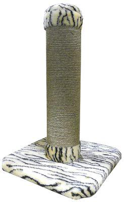 Когтеточка джутовая - Столбик на подставке (34см х 34см х 50см)