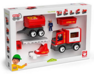 Спецтехника: пожарная машина, игровой набор, 8 предметов, пластмасса - 0