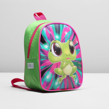 Рюкзак детский со светоотражающей вставкой "Лягушонок"
