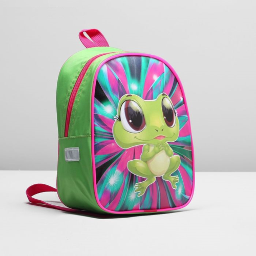 Рюкзак детский со светоотражающей вставкой "Лягушонок" - 0