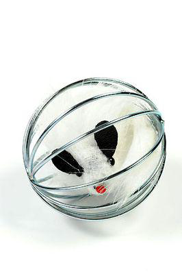 Игрушка для кошек - Мышь меховая в металлическом шаре (5,5см)