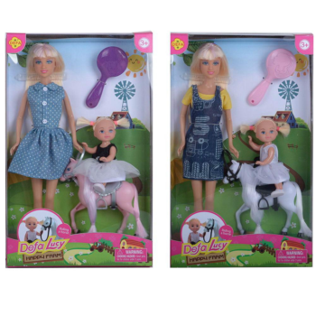 Кукла Defa. Lucy Счастливая ферма, 2 куклы в комплекте, 2 вида в ассортименте