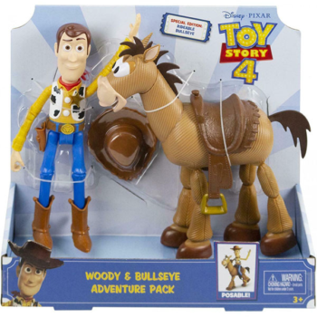 Toy Story 4 Набор из 2 фигурок- Вуди и Буллзай
