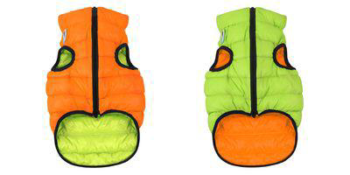 Курточка двухсторонняя ЭйриВест - Размер М 45 (оранжево-салатовая)