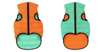 Курточка двухсторонняя светящаяся ЭйриВест Lumi - Размер XS 25 (оранжево-салатовая)